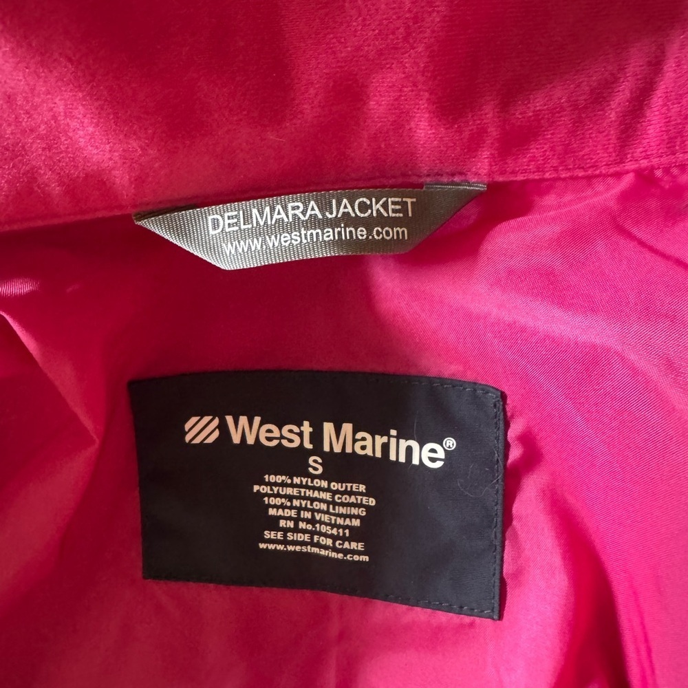 West Marine Demlara Waterproof Windproof Sailing Jacket Women’s Hooded Rain Coat - Picture 10 of 10